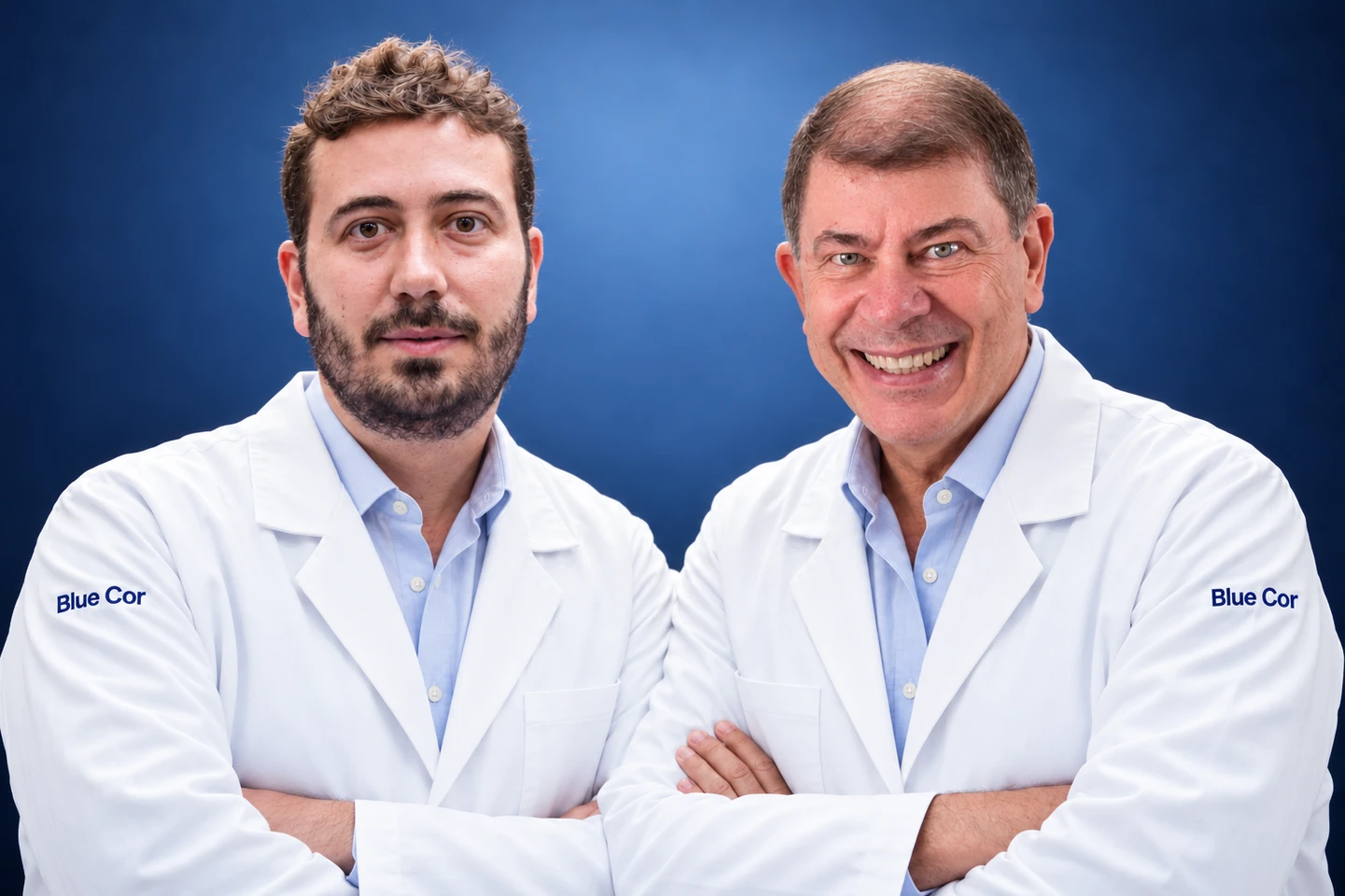 Dr. Raul Valério e Dr. Valentim Valério, juntos na Blue Cor
